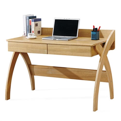 MDF absorbing PVC computer desk with stylish design